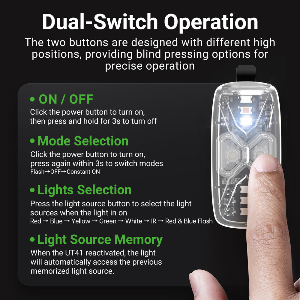 Nextorch UT41 Multi-Color Signal Light (6 Color In 1)