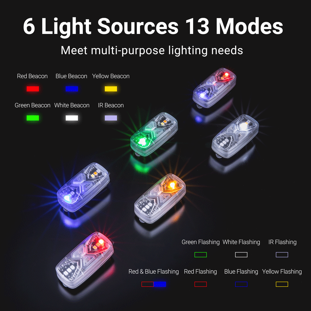 Nextorch UT41 Multi-Color Signal Light (6 Color In 1)