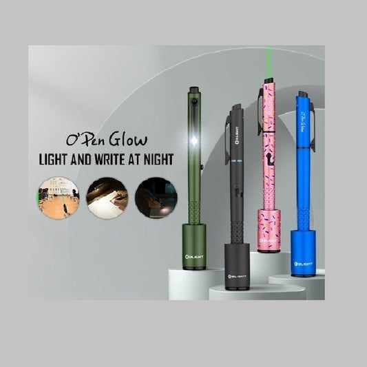 Olight O'Pen Glow Dual Light Sources Penlight With Green Pointer