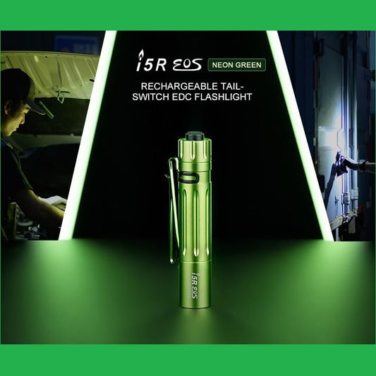 (Limited Edition) Olight i5R Neon Green Rechargeable EDC Flashlight