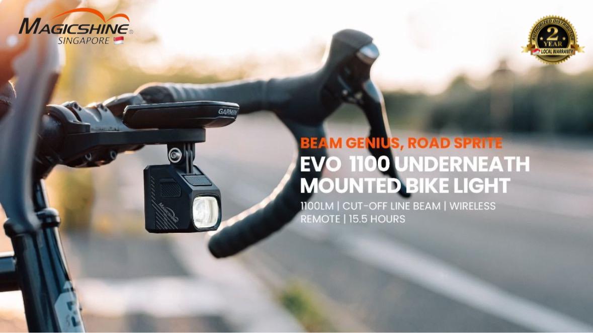 Magicshine EVO 1100 Underneath Mounted Bike Light With Cut-Off Line Design