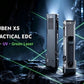 Wuben X5 Triple Light Sources Flat Style EDC Flashlight with Replaceable Battery Pack (AAA compatible)