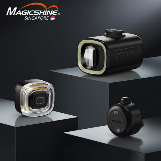 Magicshine VTG 1000 Front Light, VTG 50 TL Tail Light for BROMPTON FOLDING BIKE