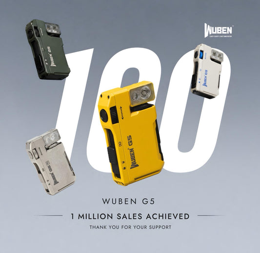 Wuben G5 Yellow Edition Multi-Color EDC Flashlight