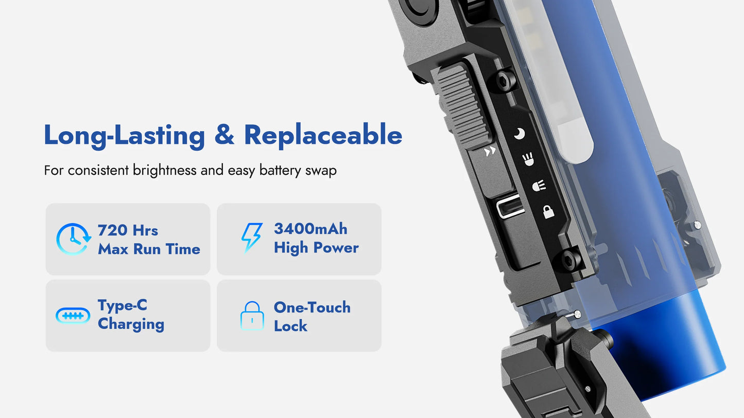 Wuben X4 Compact Multi-Function Flashlight