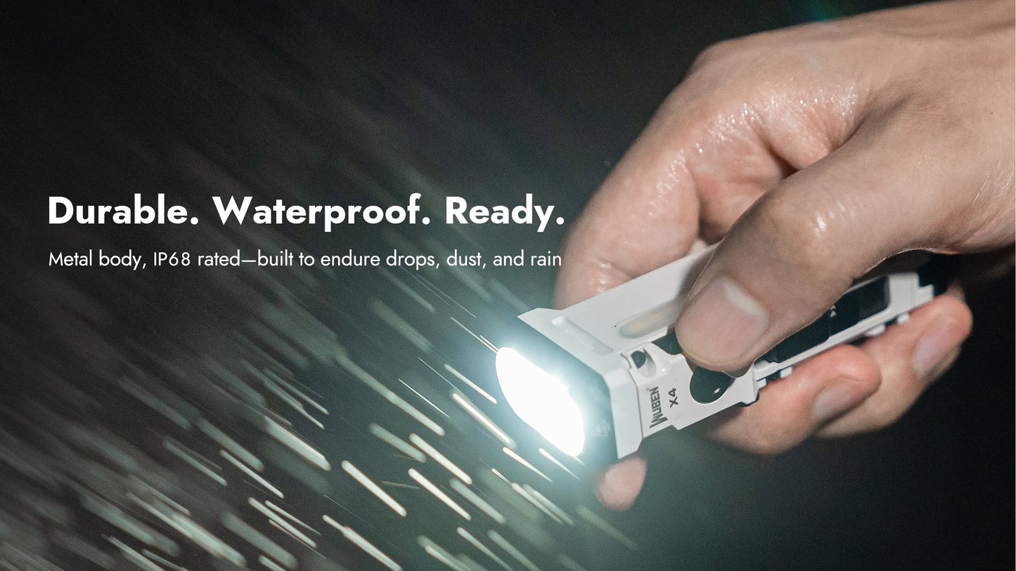 Wuben X4 Compact Multi-Function Flashlight