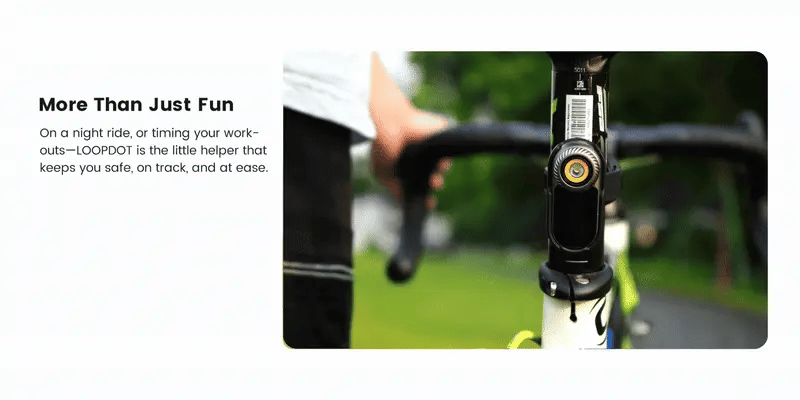 Loop Gear Loopdot Pixel Display EDC Fidget Flashlight