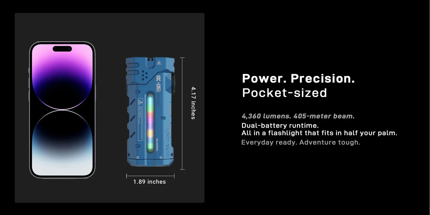 Loop Gear SK05 Pro Multifunctional Flashlight