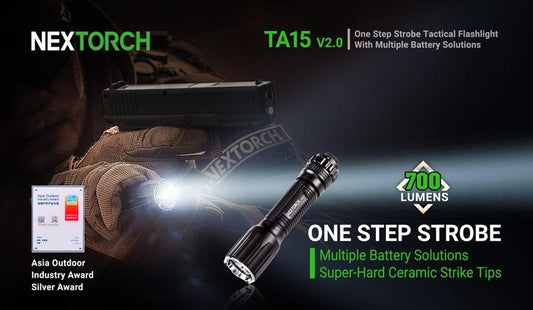 Nextorch TA15 V2 Compact Tactical Flashlight