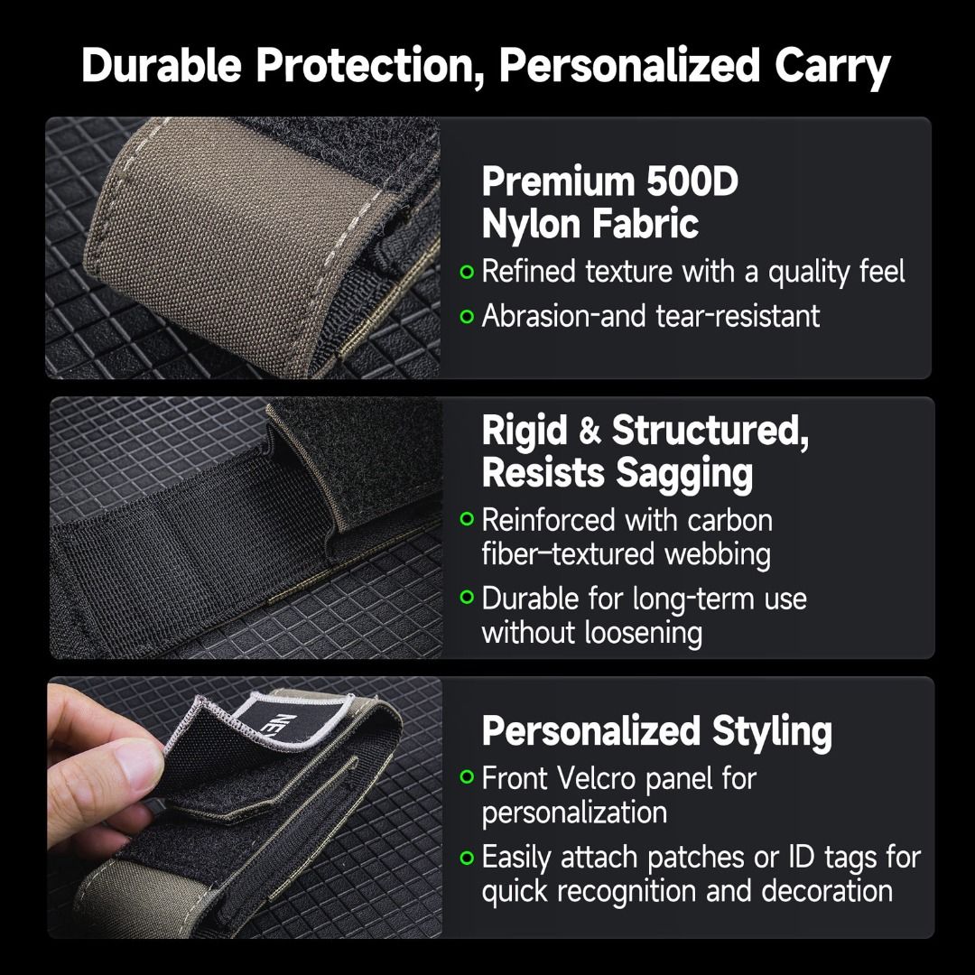 Nextorch V18 Nylon Holster For Slim & Flat-Style Flashlight