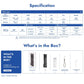 Wuben X5 Triple Light Sources Flat Style EDC Flashlight with Replaceable Battery Pack (AAA compatible)