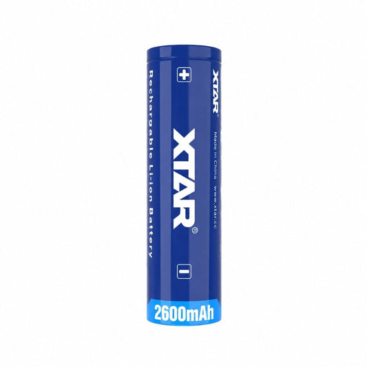 XTAR 2,600 mAh 18650 Li-ion Rechargeable Battery ($11.90 Per Piece)