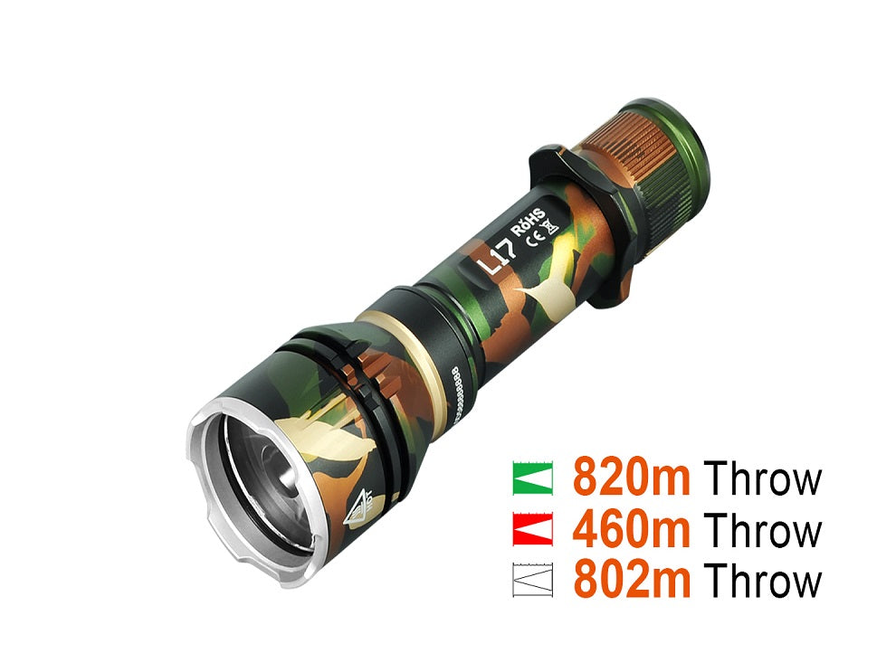 Acebeam L17 Camo Compact Long Throw LED Flashlight (Limited Edition)