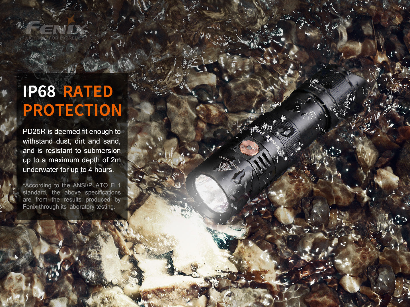 Fenix PD25R Compact USB-C Rechargeable Flashlight