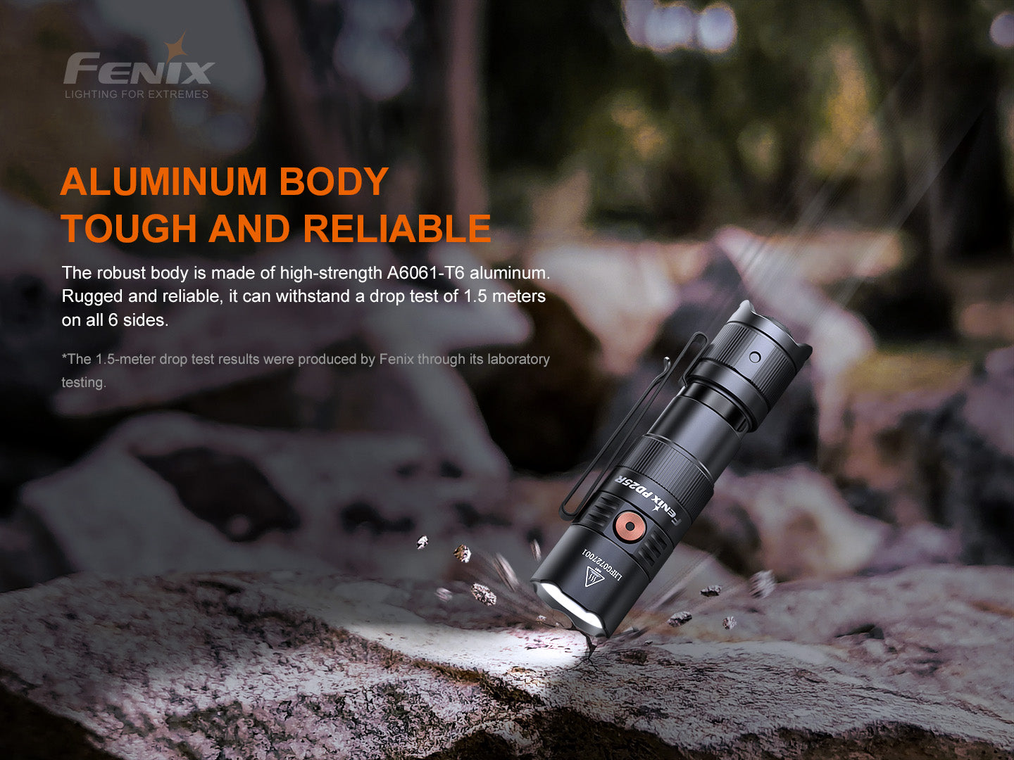 Fenix PD25R Compact USB-C Rechargeable Flashlight