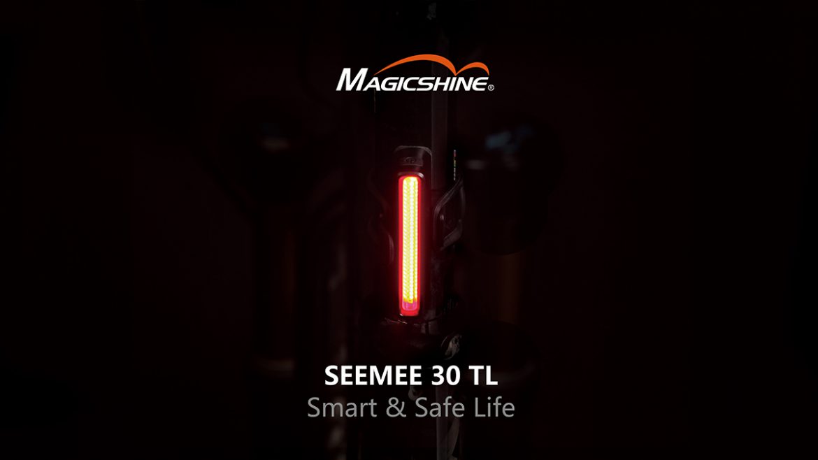Magicshine SEEMEE 30 Bicycle Rear Light in Red & Front Warning Light in White (Twin Pack)