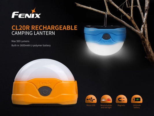 Fenix CL20R Compact Waterproof Rechargeable Camping / Outdoor Lantern