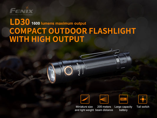 Fenix LD30 Compact LED Flashlight