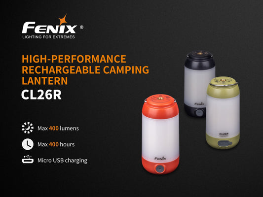 Fenix CL26R Rechargeable Camping Lantern 400 Lumens