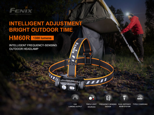 Fenix HM60R Intelligent Frequency-Sensing Outdoor Headlamp