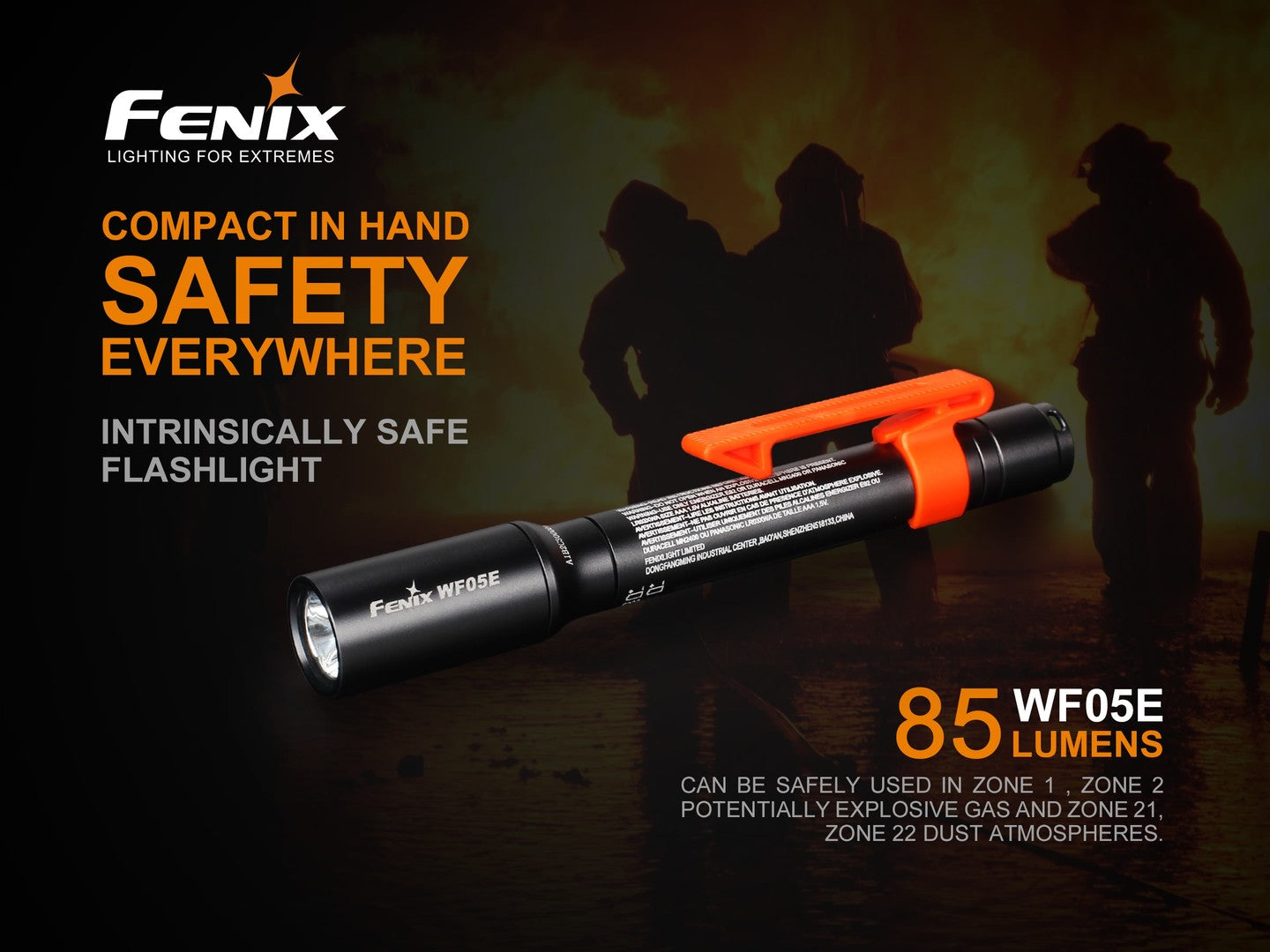 Fenix WF05E Intrinsically Safe Flashlight