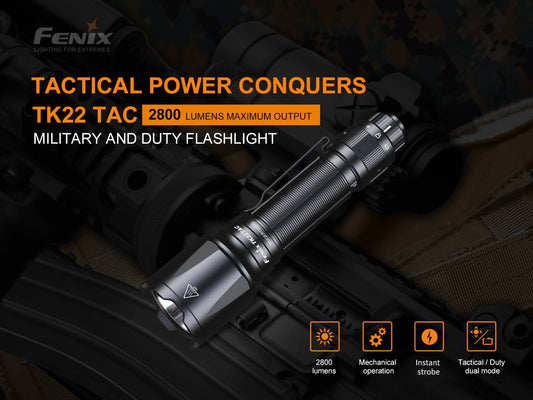 Fenix TK22 Tac Military & Duty Flashlight