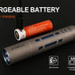 Acebeam Rider RX Fidget Flashlight In Titanium Outer Shelf