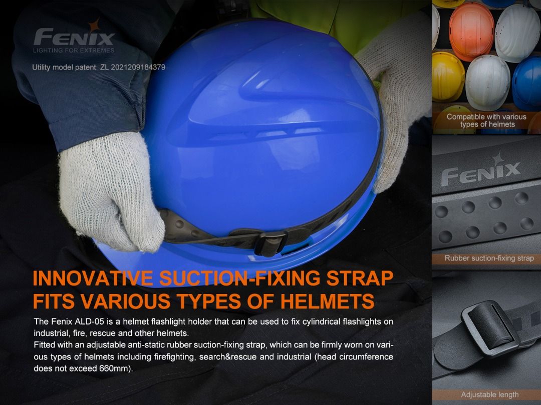 Fenix ALD-05 Helmet Flashlight Holder