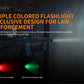 Fenix TK26R Triple Colored Flashlight