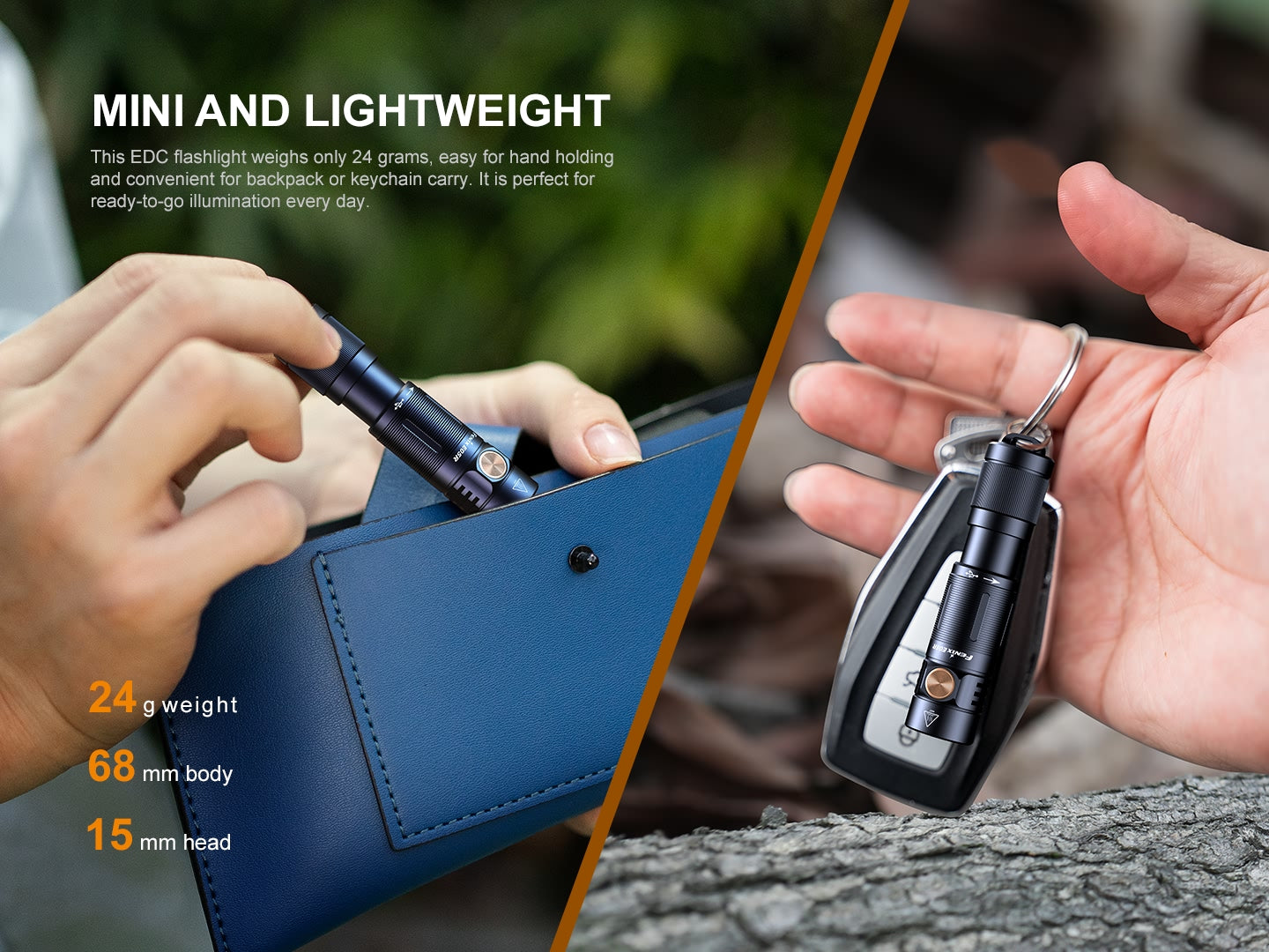 Fenix E05R Rechargeable Keychain Flashlight
