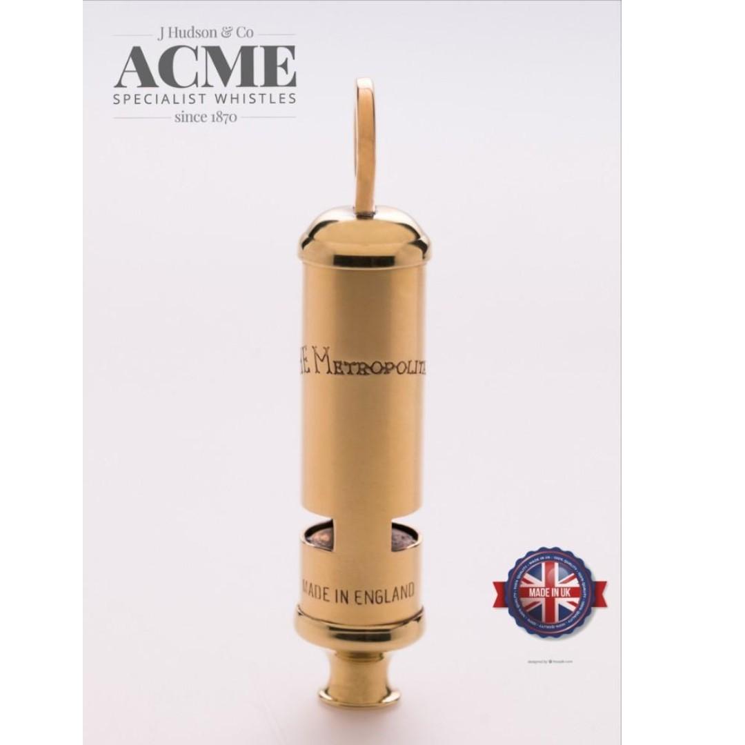 ACME Metropolitan Police Whistle - Available in Nickel Plated / Polished Brass