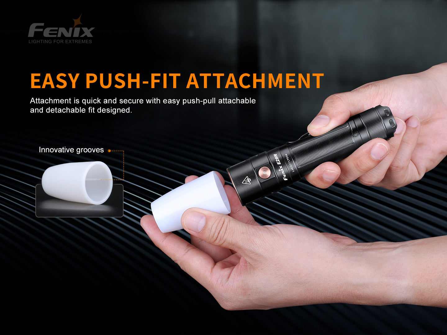 Fenix AOD-S V2 White Diffuser Tip For Flashlight
