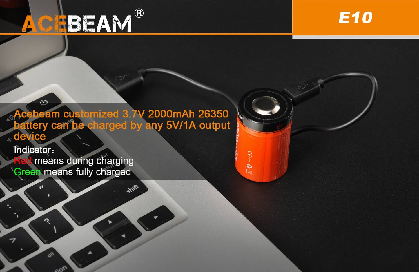 Acebeam E10 Compact Long Throw Flashlight