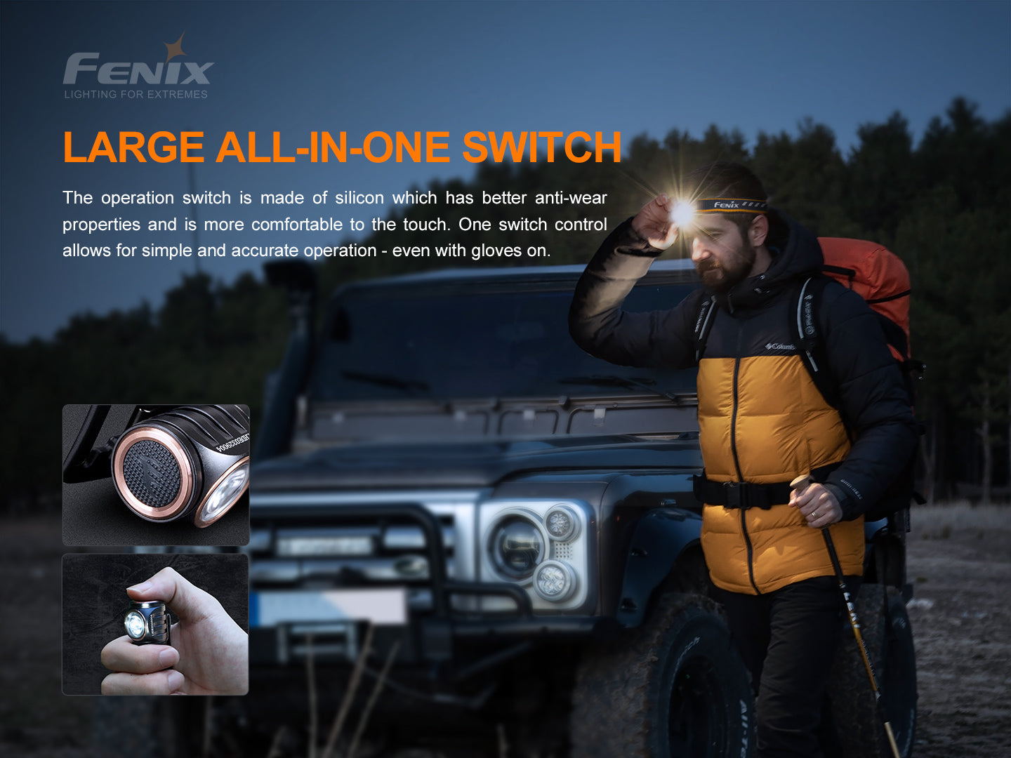 Fenix HM50R V2.0 Right Angle Flashlight Cum Headlamp