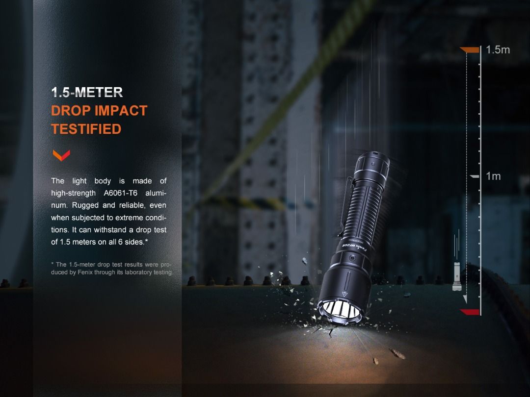 Fenix WF26R High Performance Cradle Charging Duty Flashlight