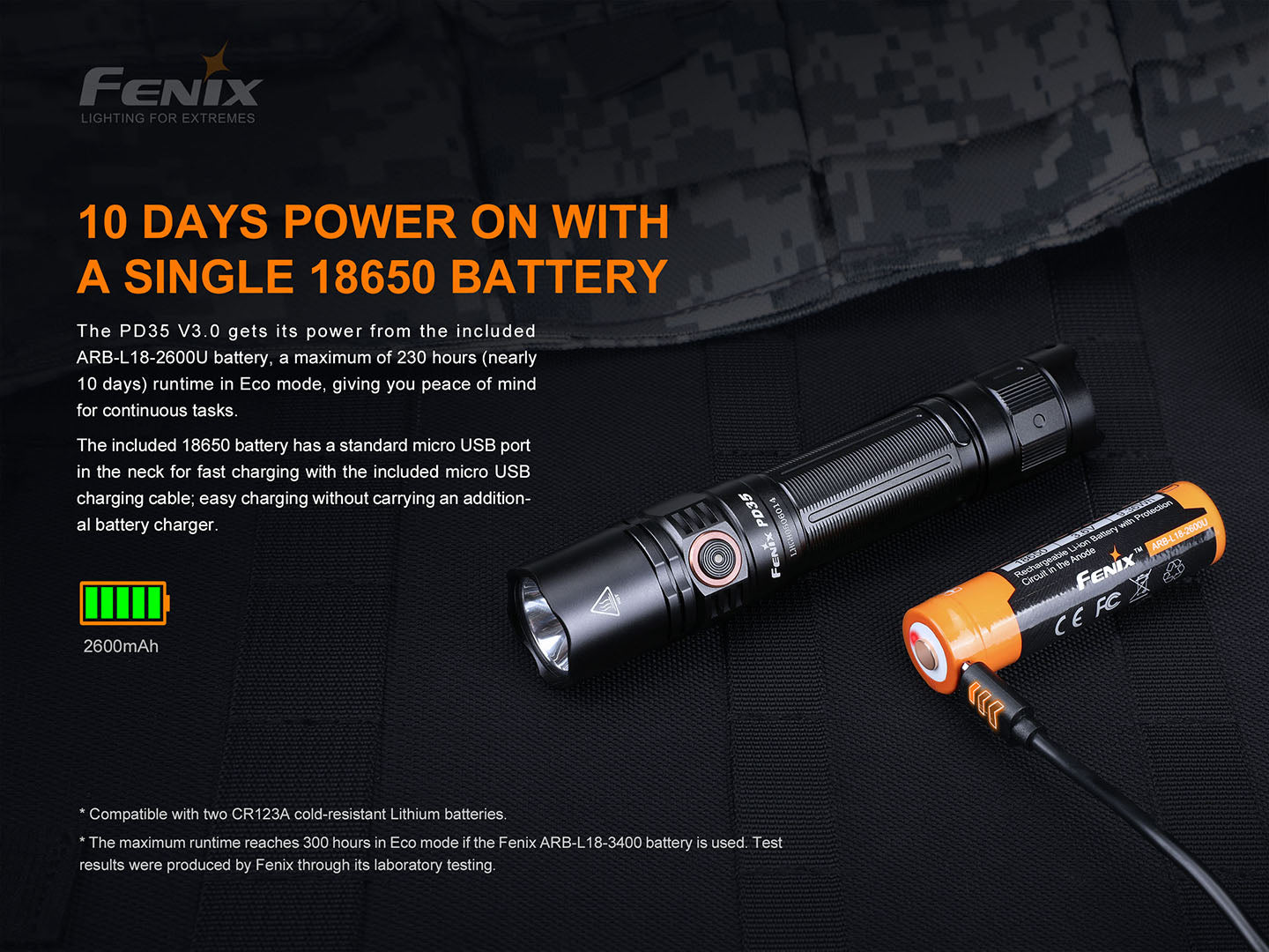 Fenix PD35 V3 Tactical Flashlight 1700 Lumens