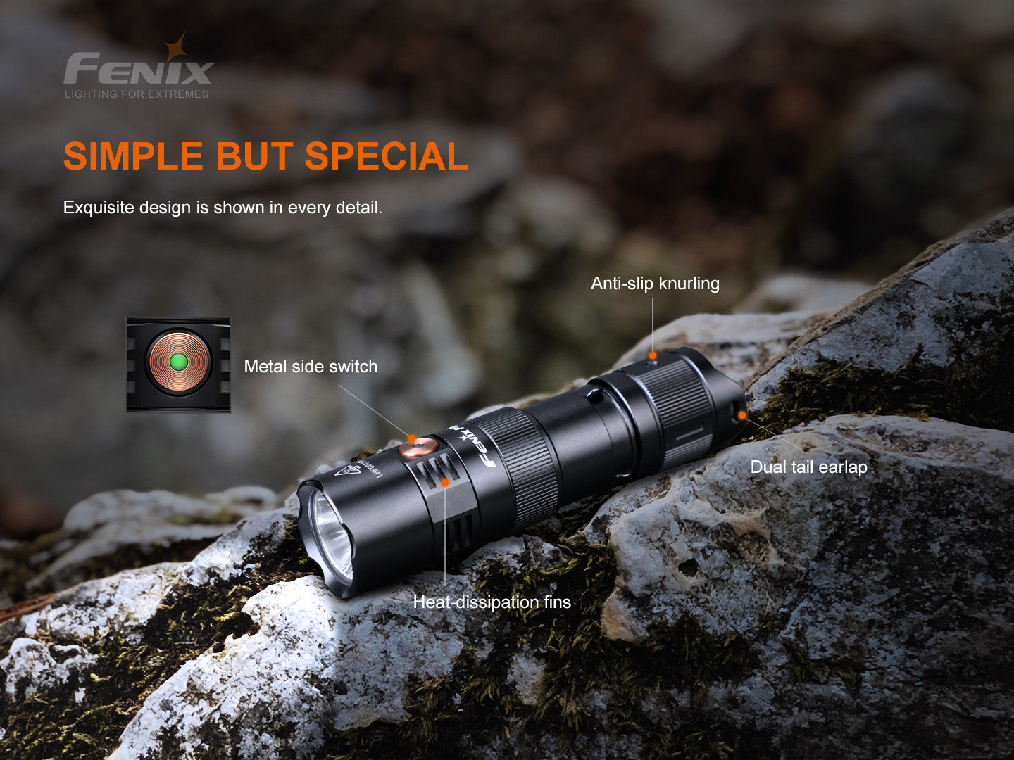 Fenix PD25R Compact USB-C Rechargeable Flashlight