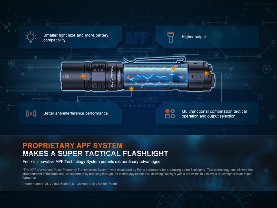Fenix PD36R Pro [2800 Lumens] Heavy Duty Tactical Flashlight